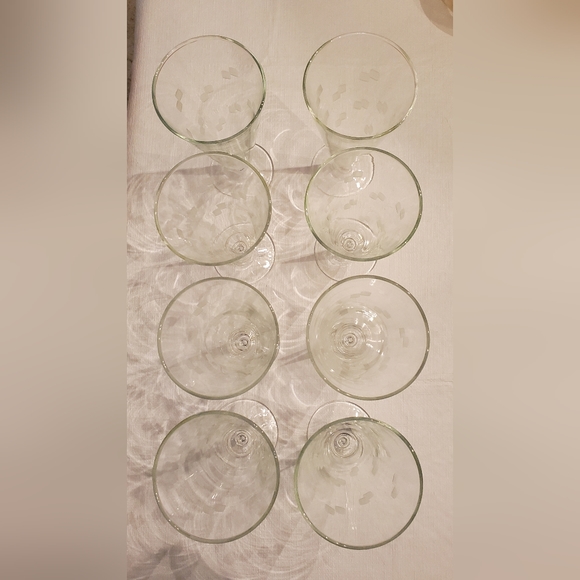 CUBIST MID CENTURY MODERN PILSNER ETCHED SQUARES - Picture 4 of 5